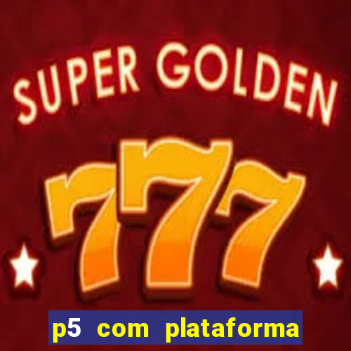 p5 com plataforma de jogos